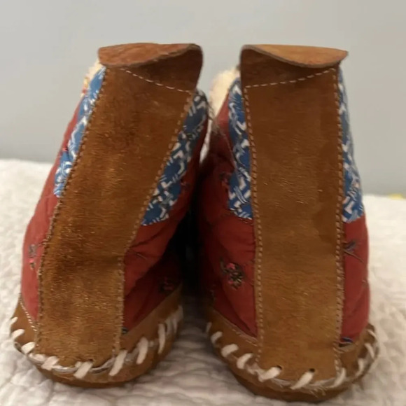 Free People Quilt Slipper Moccasins Size 8.5 - Picture 3 of 6